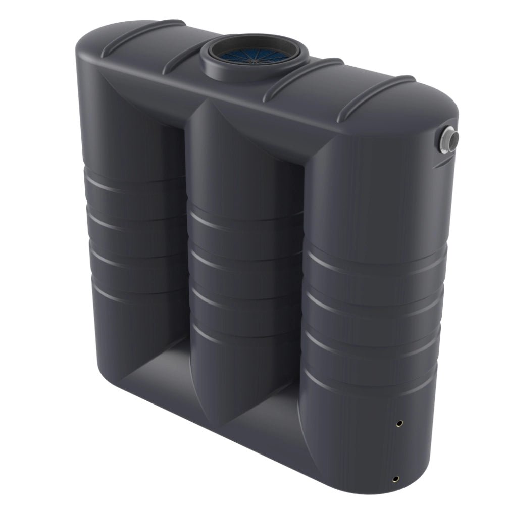 18679 - Tanks - Bushmans 2000L Slimline Water Tank - Slate Grey - Austral Ag