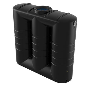 18672 - Tanks - Bushmans 2000L Slimline Water Tank - Black - Austral Ag