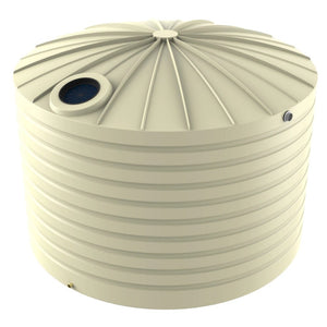 18625 - Tanks - Bushmans 25000L Domed Round Water Tank - Smooth Cream - Austral Ag