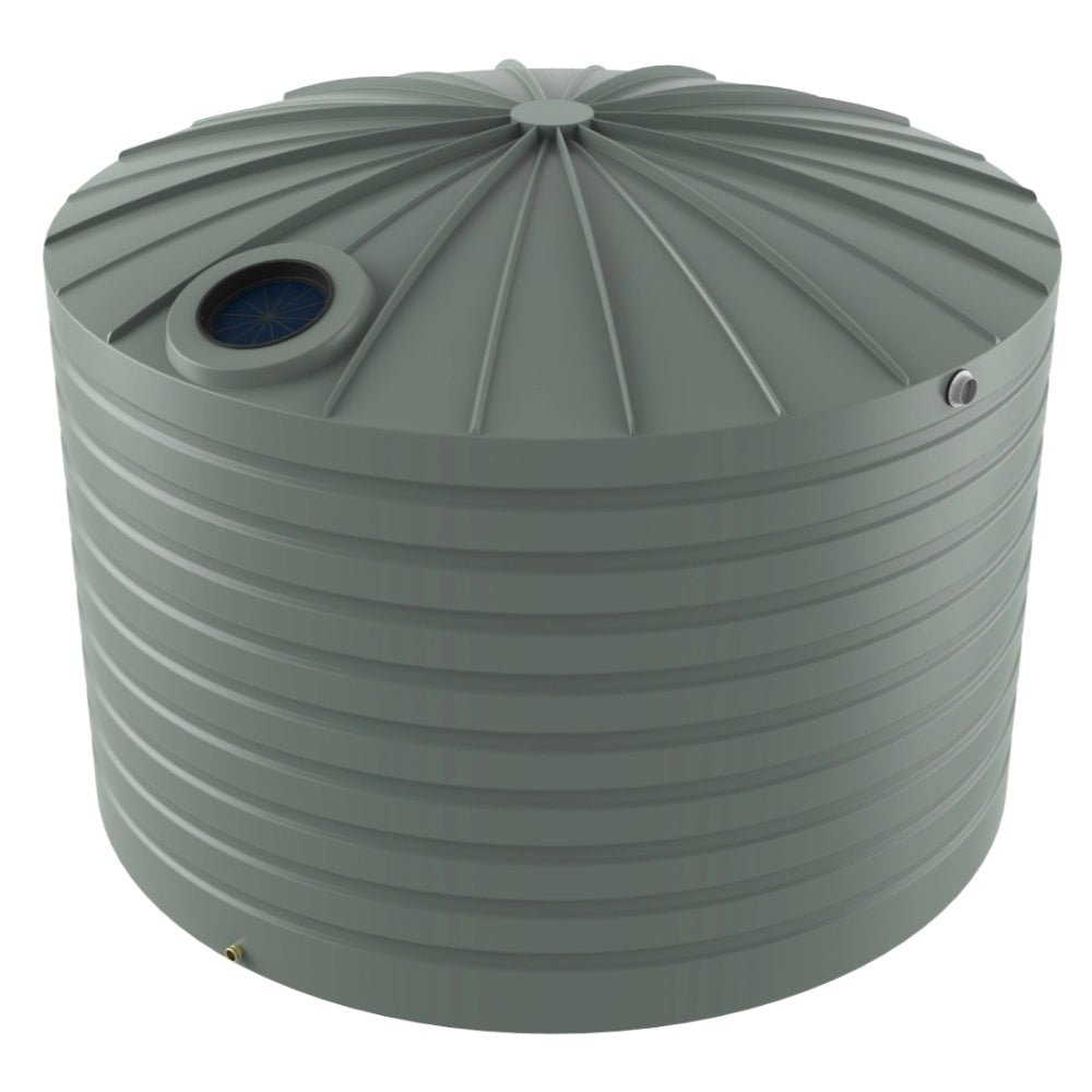 18621 - Tanks - Bushmans 25000L Domed Round Water Tank - Mist Green - Austral Ag