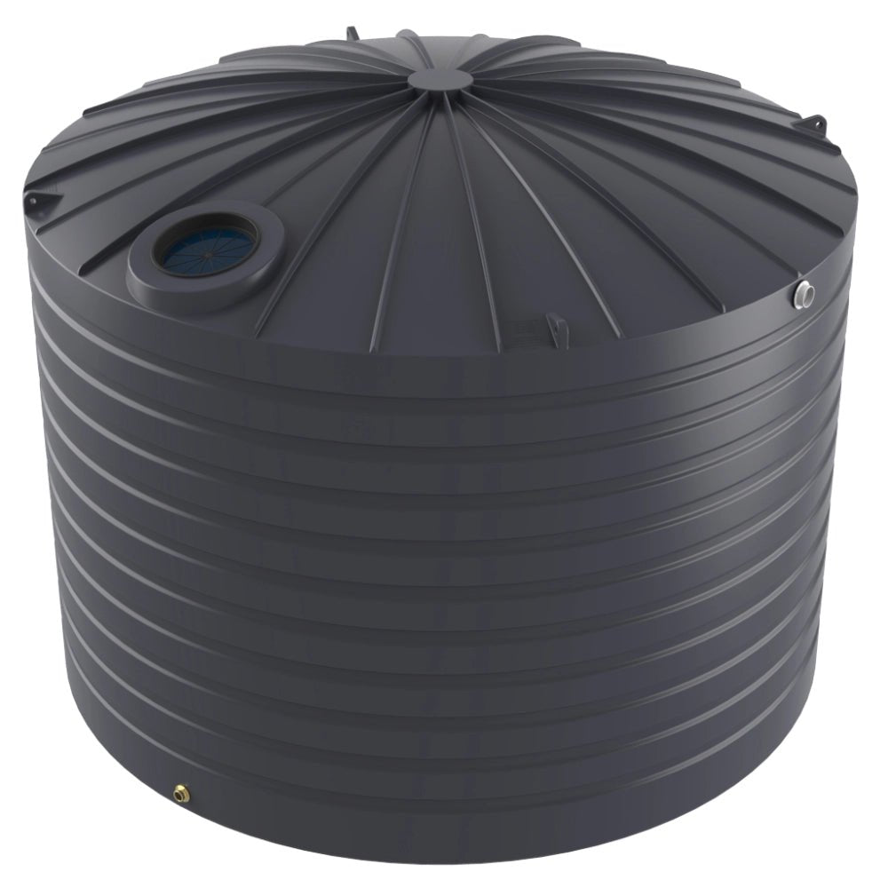 18637 - Tanks - Bushmans 30000L Domed Round Water Tank - Slate Grey - Austral Ag