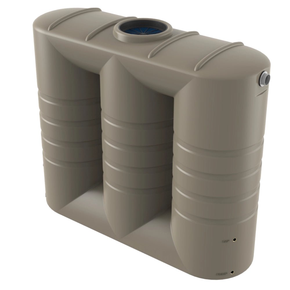 18684 - Tanks - Bushmans 3000L Slimline Water Tank - Birch Grey - Austral Ag