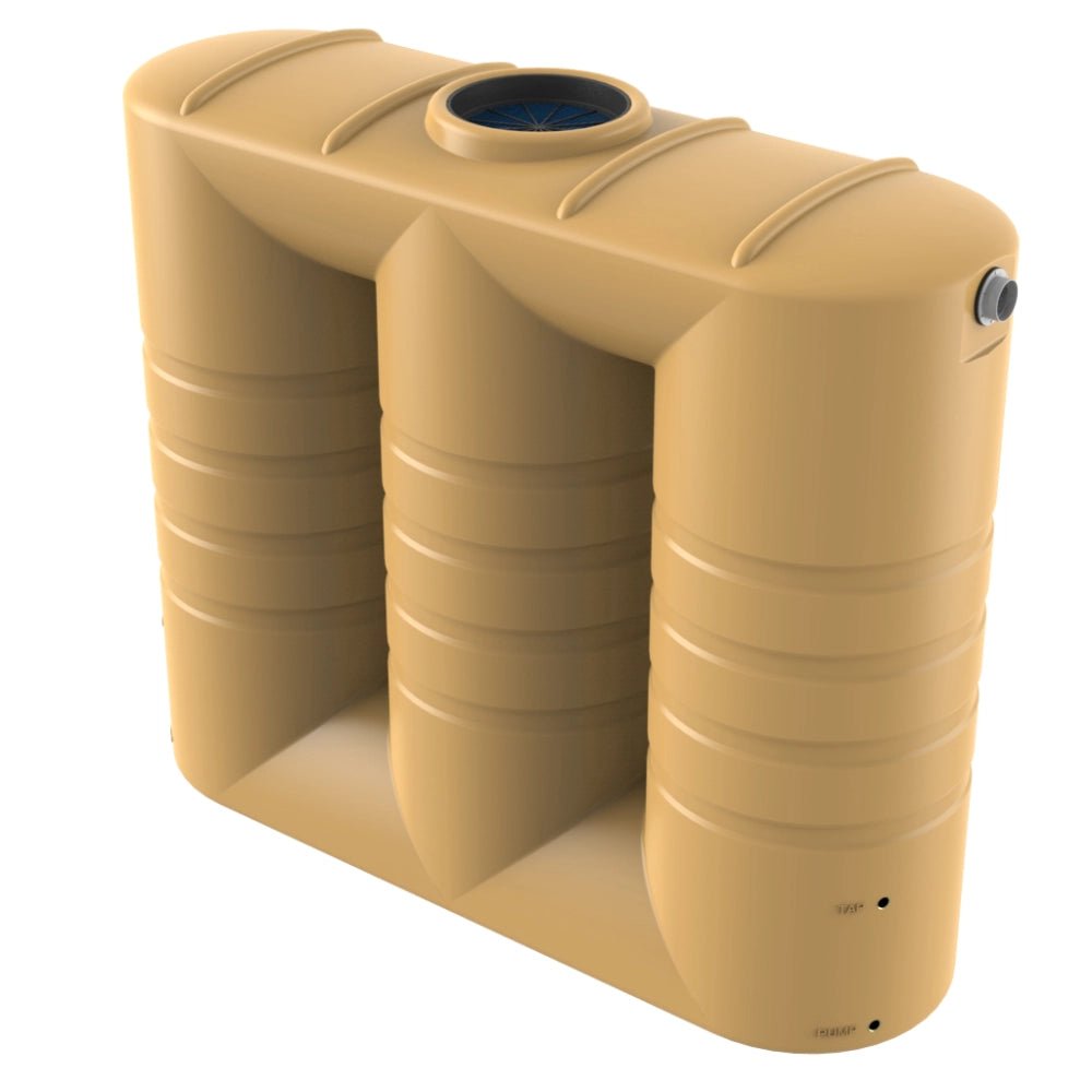 18695 - Tanks - Bushmans 3000L Slimline Water Tank - Wheat - Austral Ag