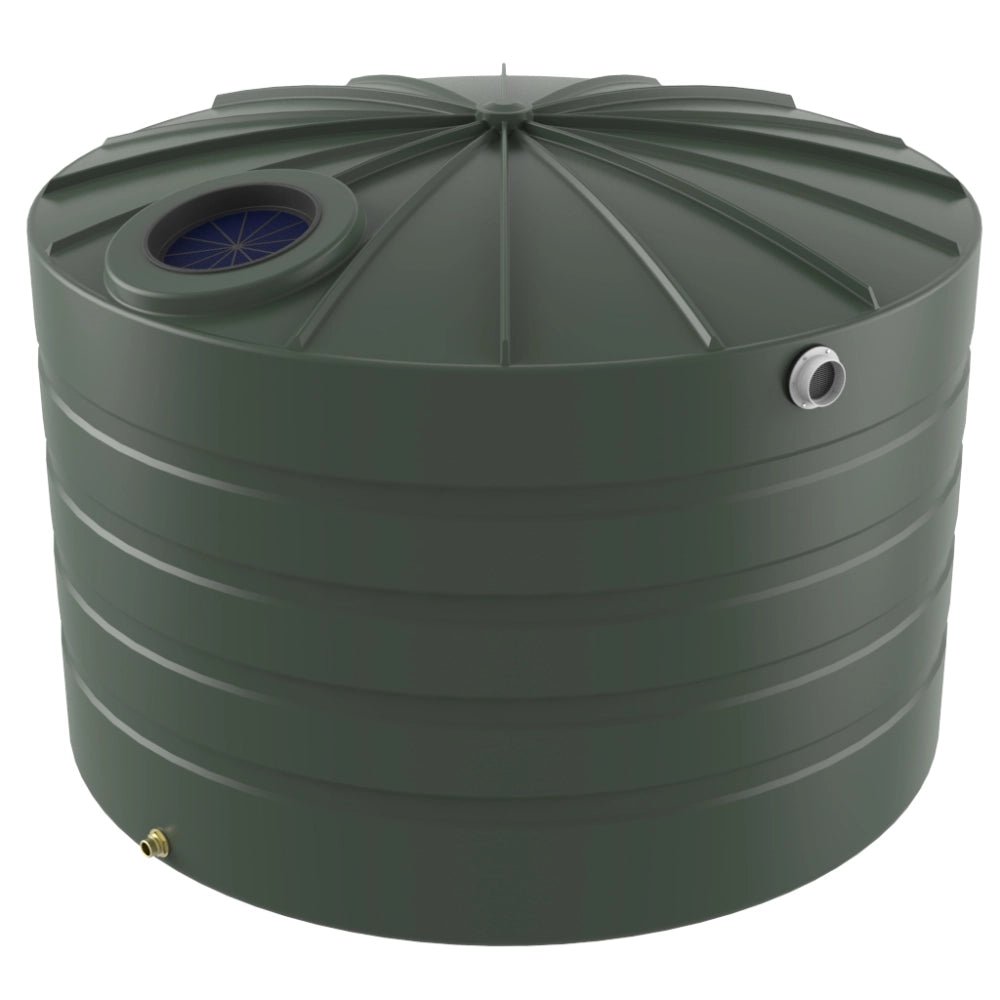 18730 - Tanks - Bushmans 4000L Domed Squat Water Tank - Rivergum - Austral Ag