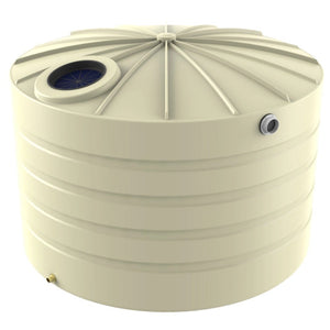 18732 - Tanks - Bushmans 4000L Domed Squat Water Tank - Smooth Cream - Austral Ag