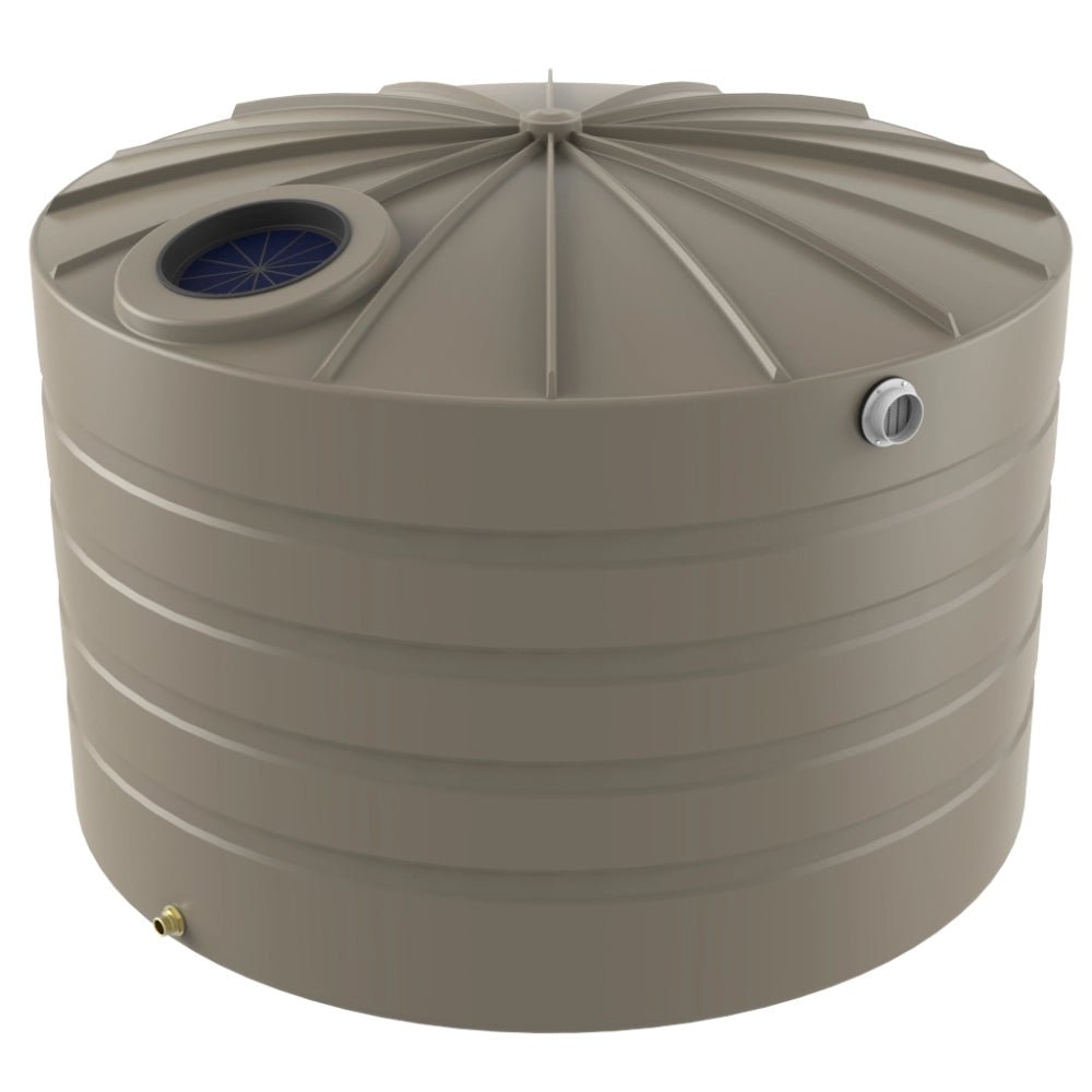 18723 - Tanks - Bushmans 4000L Domed Squat Water Tank - Birch Grey - Austral Ag