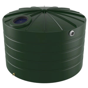 18725 - Tanks - Bushmans 4000L Domed Squat Water Tank - Heritage Green - Austral Ag