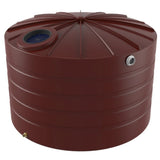 18726 - Tanks - Bushmans 4000L Domed Squat Water Tank - Heritage Red - Austral Ag