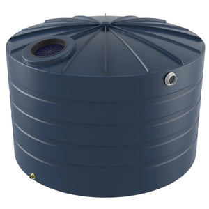 18733 - Tanks - Bushmans 4000L Domed Squat Water Tank - Stormedge Blue - Austral Ag
