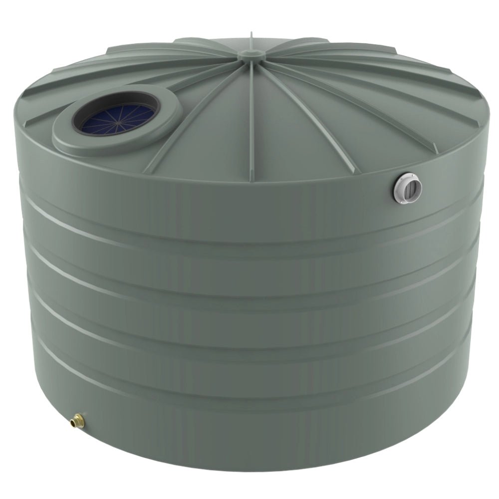 18728 - Tanks - Bushmans 4000L Domed Squat Water Tank - Mist Green - Austral Ag