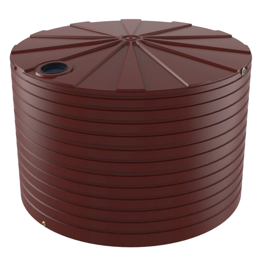 18791 - Tanks - Bushmans 46400L Round Water Tank - Heritage Red - Austral Ag