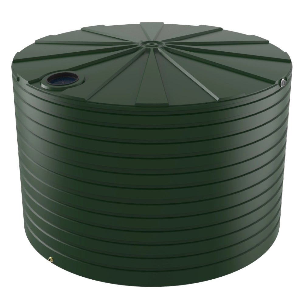 18790 - Tanks - Bushmans 46400L Round Water Tank - Heritage Green - Austral Ag