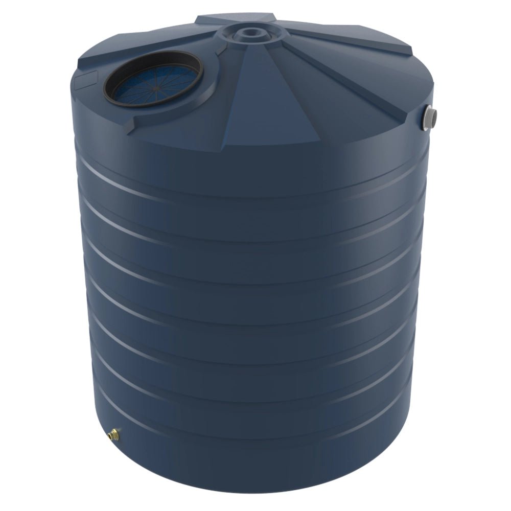 18613 - Tanks - Bushmans 5000L Domed Round Water Tank - Stormedge Blue - Austral Ag