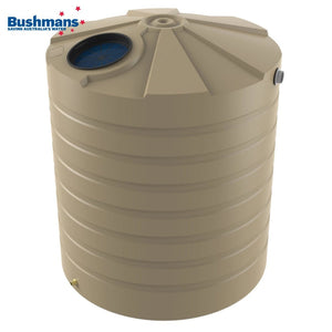 18735 - Tanks - Bushmans 5000L Tall Round Water Tank - Beige - Austral Ag