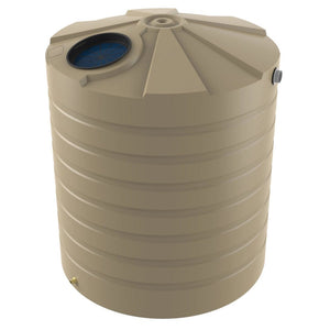 18735 - Tanks - Bushmans 5000L Tall Round Water Tank - Beige - Austral Ag
