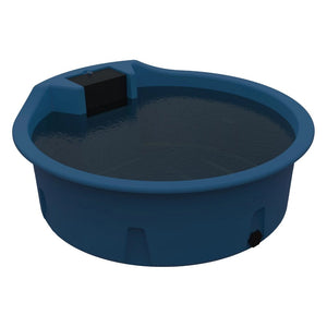 18647 - Livestock - Bushmans Circular Trough Livestock Waterer Kit with Float - 600L - Austral Ag