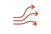 Business flexibility icon in #BD472A