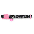 14399 - Animal Accessories - Cat Collar Dots - Black - Austral Ag