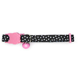 14399 - Animal Accessories - Cat Collar Dots - Black - Austral Ag