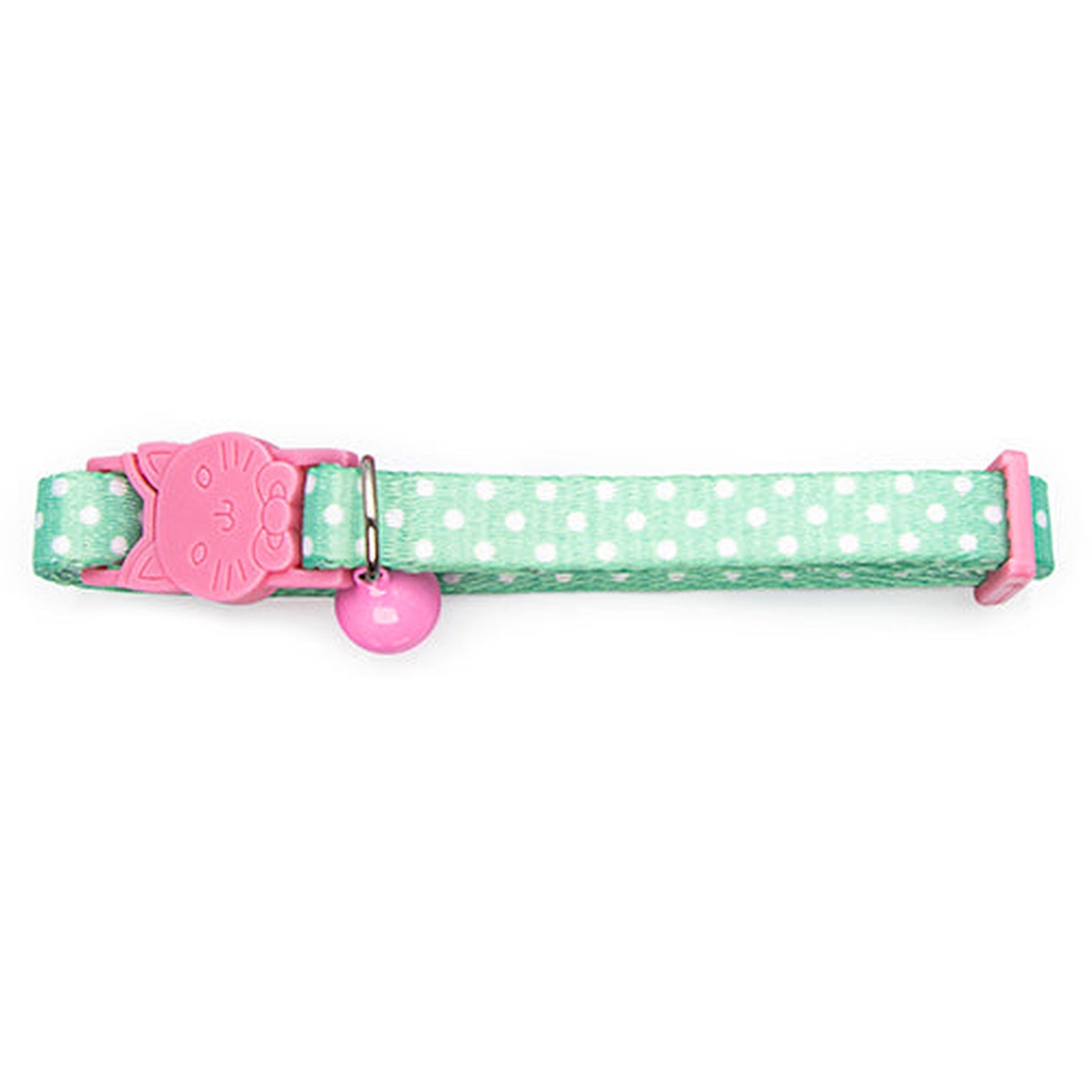 14397 - Animal Accessories - Cat Collar Dots - Green - Austral Ag