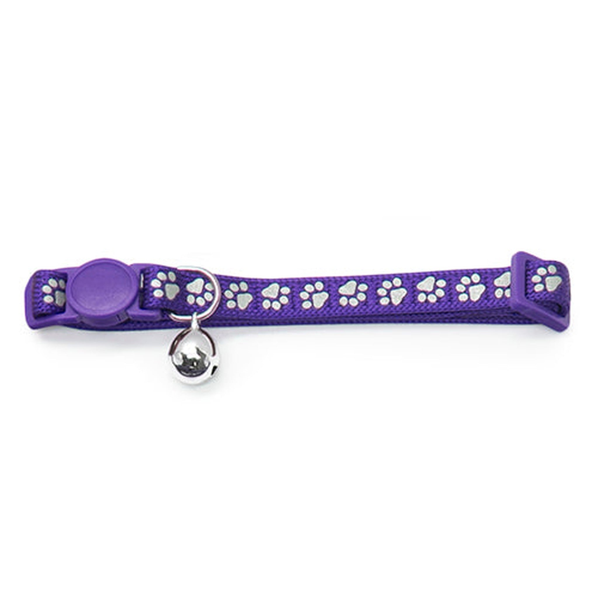 14395 - Animal Accessories - Cat Collar Reflective Printed - Purple - Austral Ag
