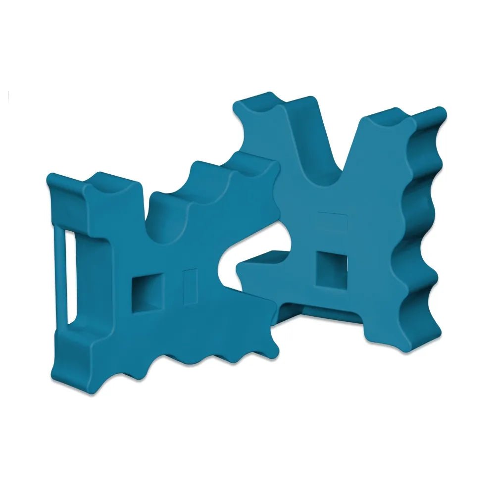 17965 - Animal Accessories - Cavaletti Jump Blocks 1pr - Teal - 1 - Austral Ag