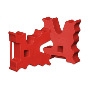 17964 - Animal Accessories - Cavaletti Jump Blocks 1pr - Red - 1 - Austral Ag