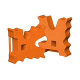 17961 - Animal Accessories - Cavaletti Jump Blocks 1pr - Orange - 1 - Austral Ag