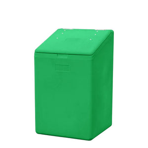 16063 - Livestock - Chaff Bin with hinged lid - Rapid Plas Green - Austral Ag