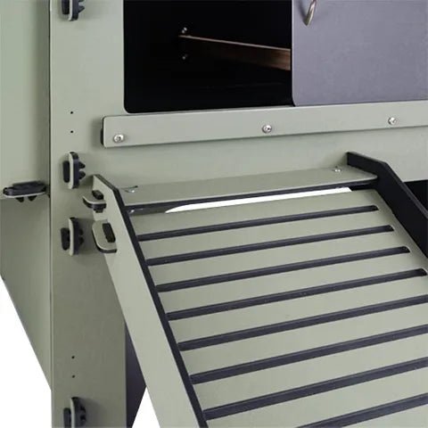 18904 - Animal Accessories - Chicken Coop with Flat Roof Elevated Plastic Chook House - Austral Ag