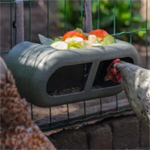 18524 - Animal Accessories - Chicken Fence Feeder - Recycled Plastic Playground Chook Toy - Austral Ag