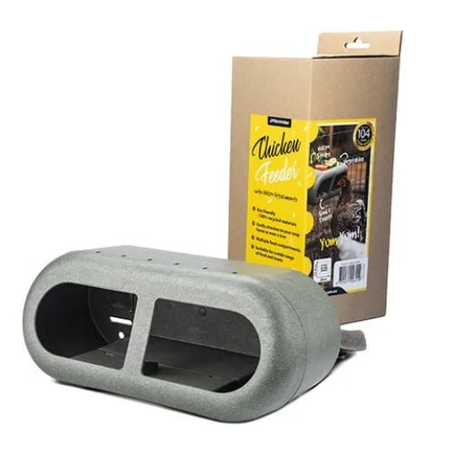18524 - Animal Accessories - Chicken Fence Feeder - Recycled Plastic Playground Chook Toy - Austral Ag