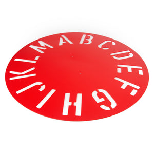 14932 - Hardware - Clockface Plastic Stencils A Z Each - Austral Ag
