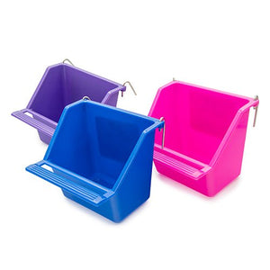 14521 - Animal Accessories - Coop Cups Plastic with Perch - Pink - Large - Austral Ag