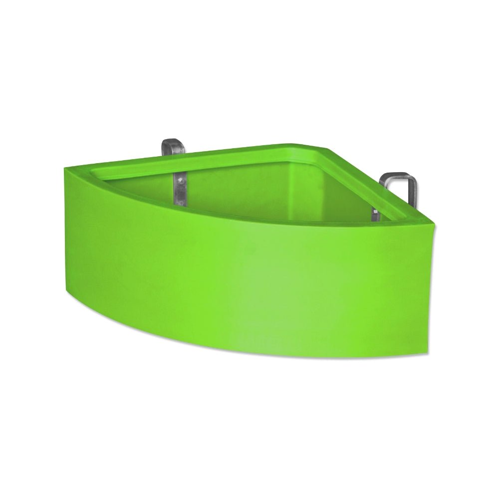 17971 - Animal Accessories - Corner Feeder - Lime - 45L - Austral Ag