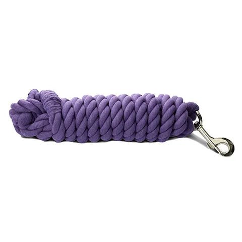 15352 - Animal Accessories - COTTON LEAD ROPE - Purple - Austral Ag