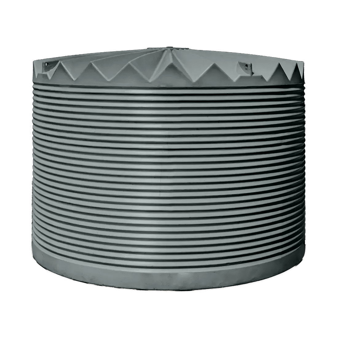 16808 - Tanks - Crown Force Corrugated Tank 14,000L - Armour Grey - Austral Ag