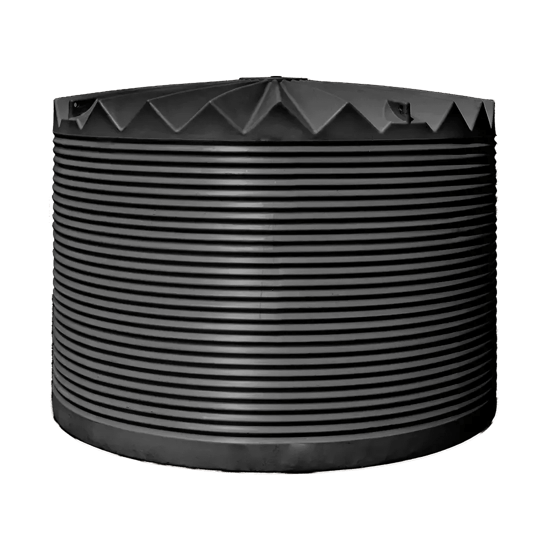 16811 - Tanks - Crown Force Corrugated Tank 14,000L - Black - Austral Ag