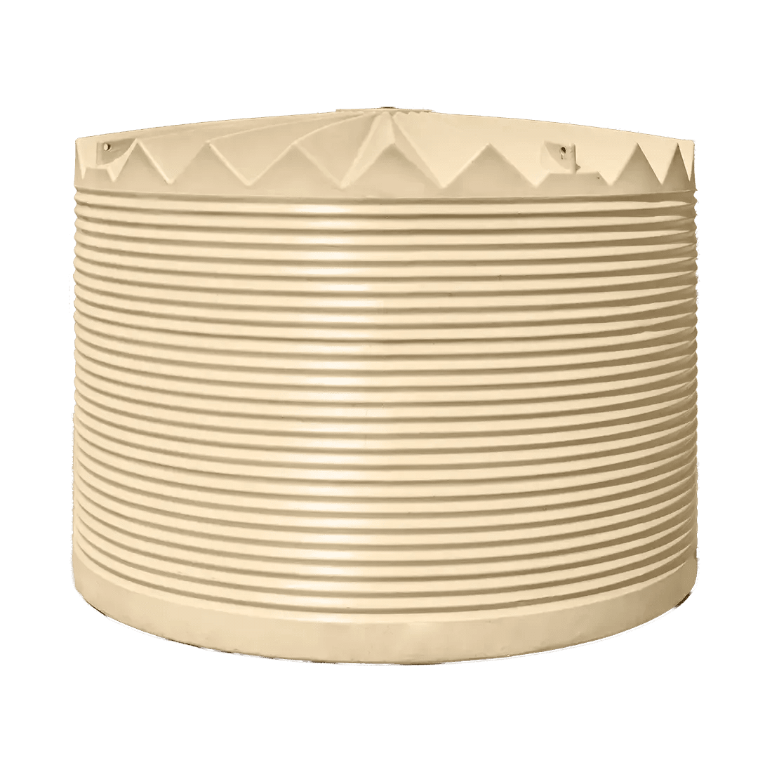 16826 - Tanks - Crown Force Corrugated Tank 14,000L - Smooth Cream - Austral Ag