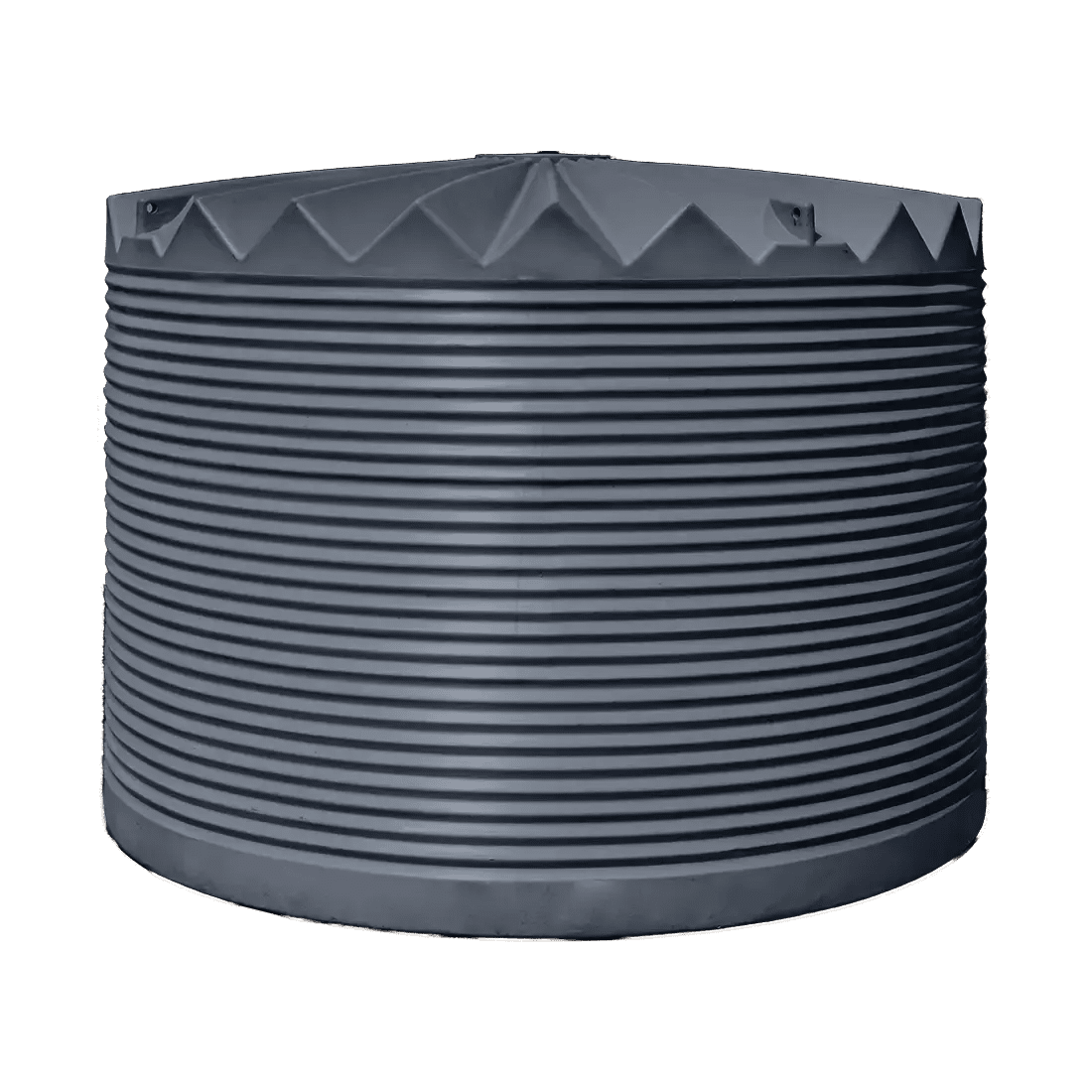 16819 - Tanks - Crown Force Corrugated Tank 14,000L - Metal Grey - Austral Ag