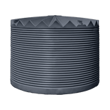 16819 - Tanks - Crown Force Corrugated Tank 14,000L - Metal Grey - Austral Ag