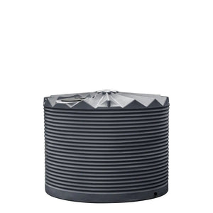 16747 - Tanks - Crown Force Corrugated Tank 7,000L - Metal Grey - Austral Ag