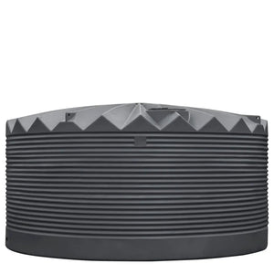 16856 - Tanks - Crown Force Corrugated Tank Low Profile 22,500L - Metal Grey - Austral Ag
