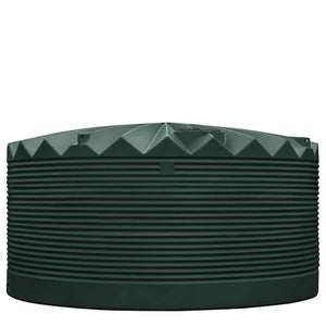 16854 - Tanks - Crown Force Corrugated Tank Low Profile 22,500L - Heritage Green - Austral Ag