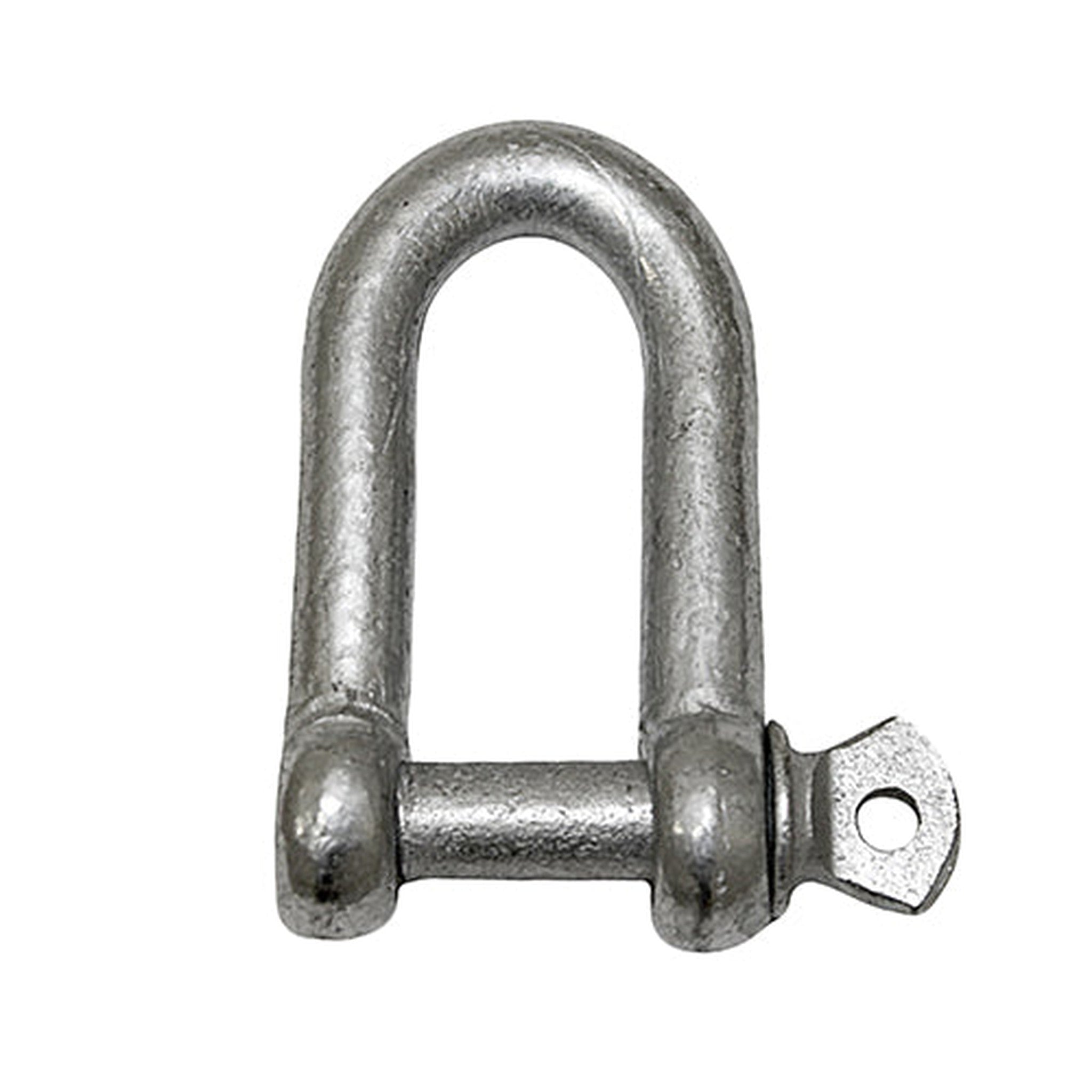 13579 - Hardware - D Shackle Galvanised - 16mm - Austral Ag