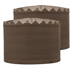 DEAL27KX2AB- Tanks-2 x 27,000L Rainwater Tanks-Autumn Brown (Jasper™) - Austral Ag