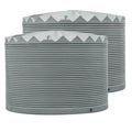 DEAL27KX2AG- Tanks-2 x 27,000L Rainwater Tanks-Armour Grey (Windspray™) - Austral Ag