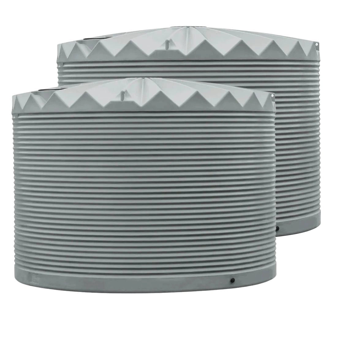 DEAL27KX2AG- Tanks-2 x 27,000L Rainwater Tanks-Armour Grey (Windspray™) - Austral Ag