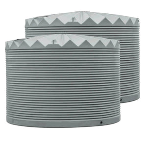 DEAL27KX2AG- Tanks-2 x 27,000L Rainwater Tanks-Armour Grey (Windspray™) - Austral Ag