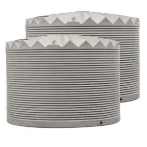 DEAL27KX2BG- Tanks-2 x 27,000L Rainwater Tanks-Birch Grey (Dune™) - Austral Ag